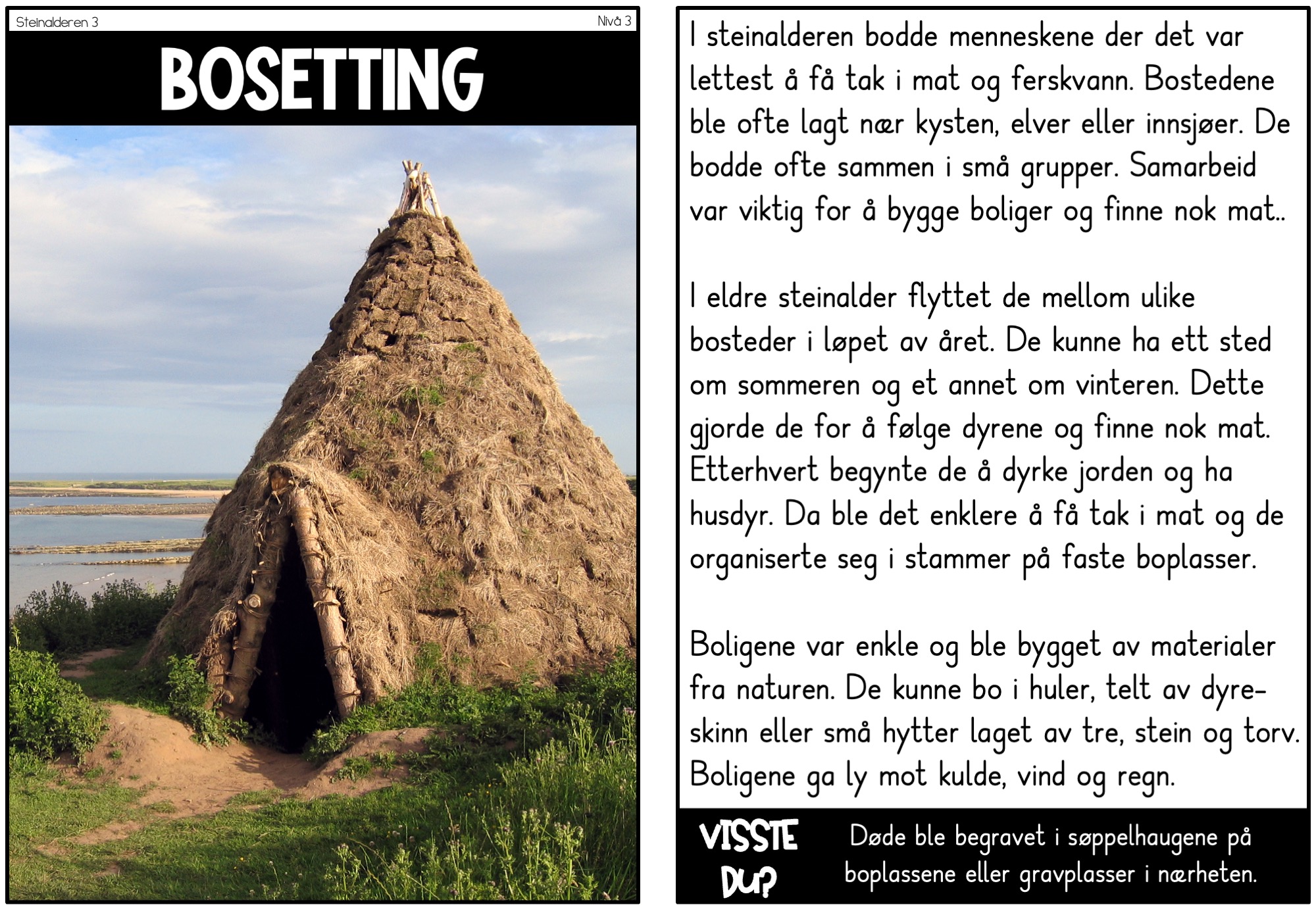 Faktatekster Steinalderen