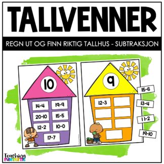 tallvenner subtraksjon