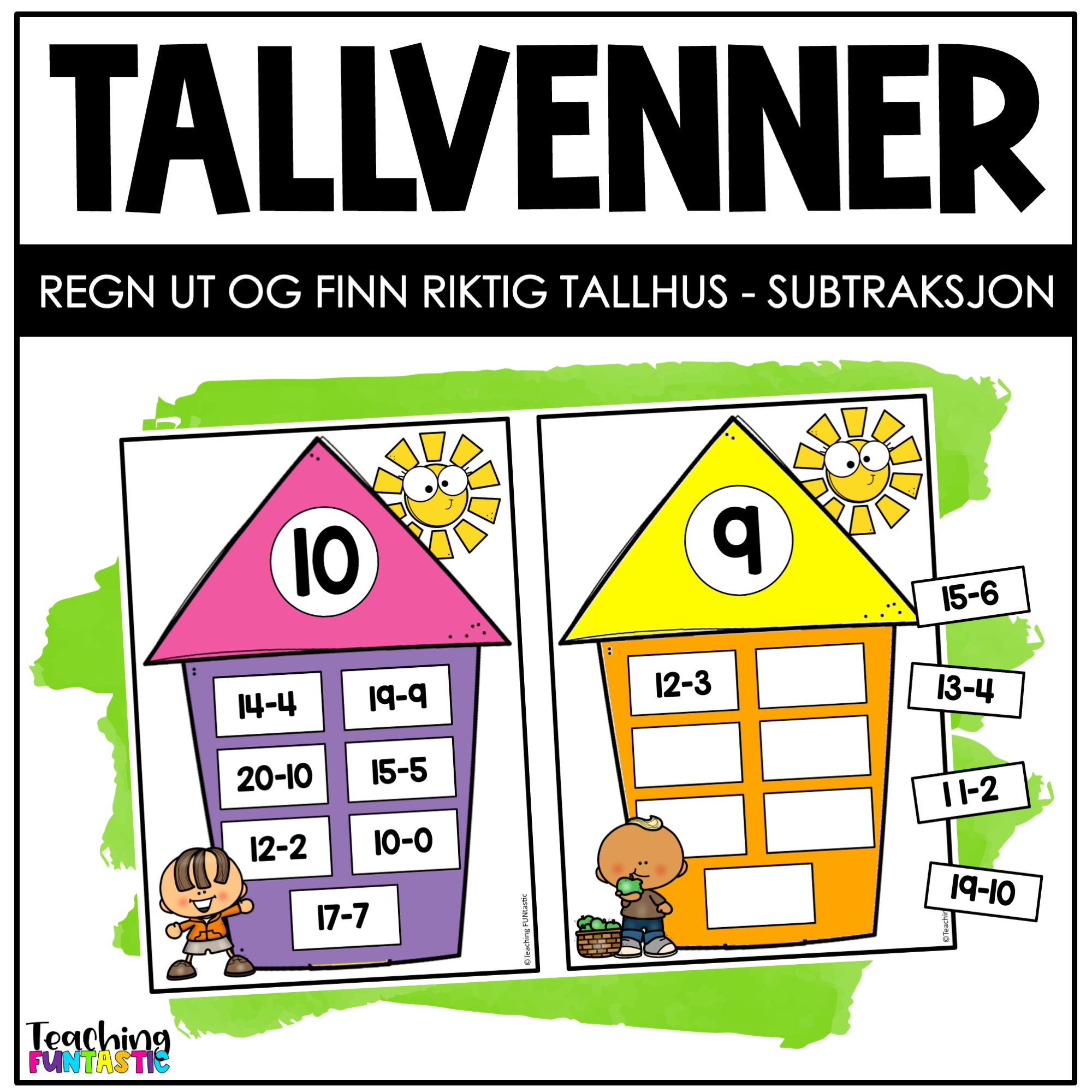 tallvenner subtraksjon