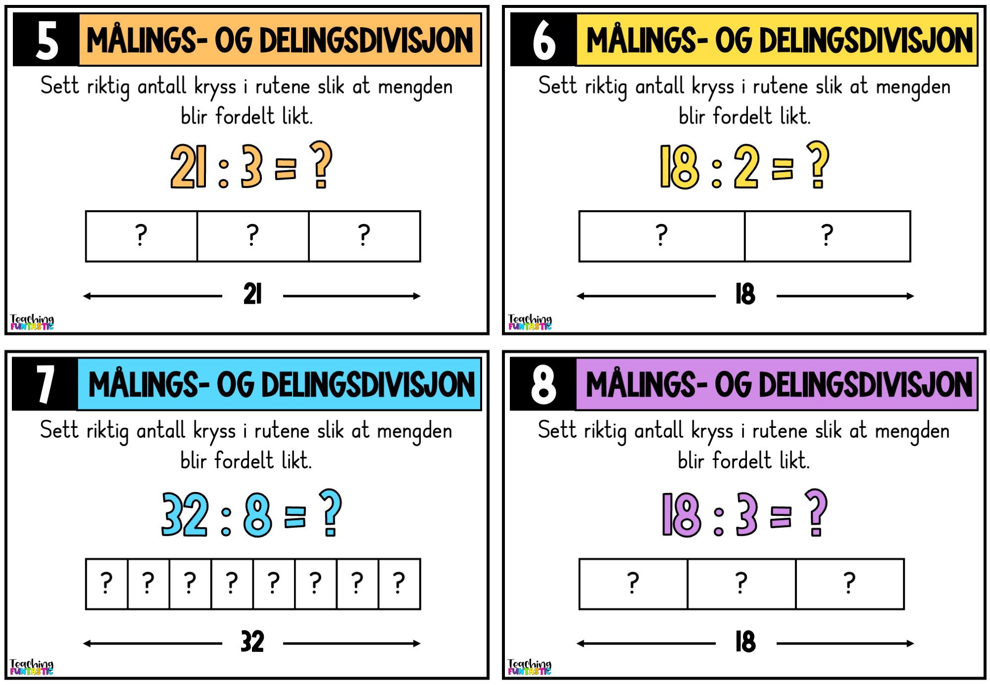 Samlepakke - Oppgavekort i matematikk for 4. trinn - Bilde 19