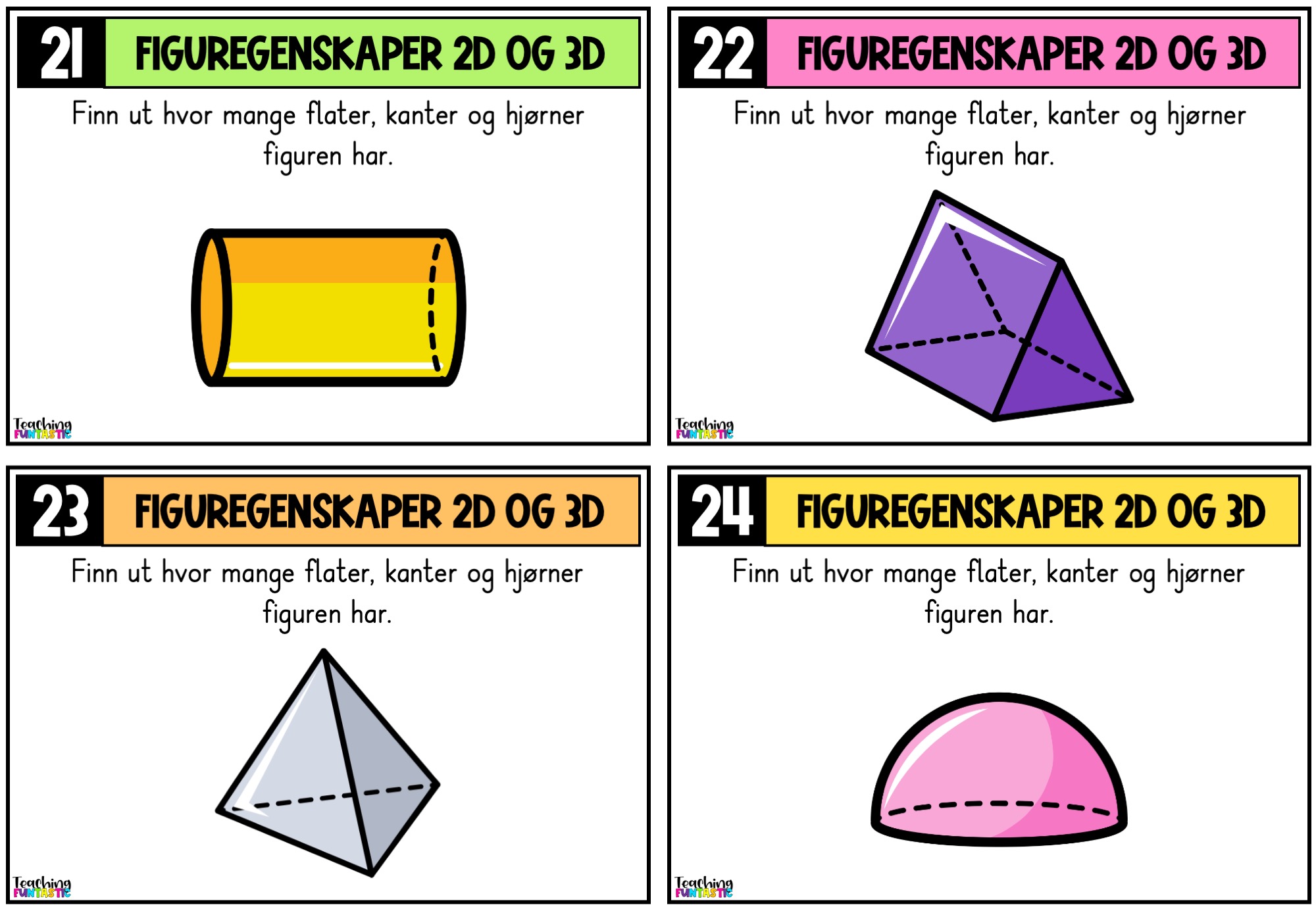 Samlepakke - Oppgavekort i matematikk for 4. trinn - Bilde 11