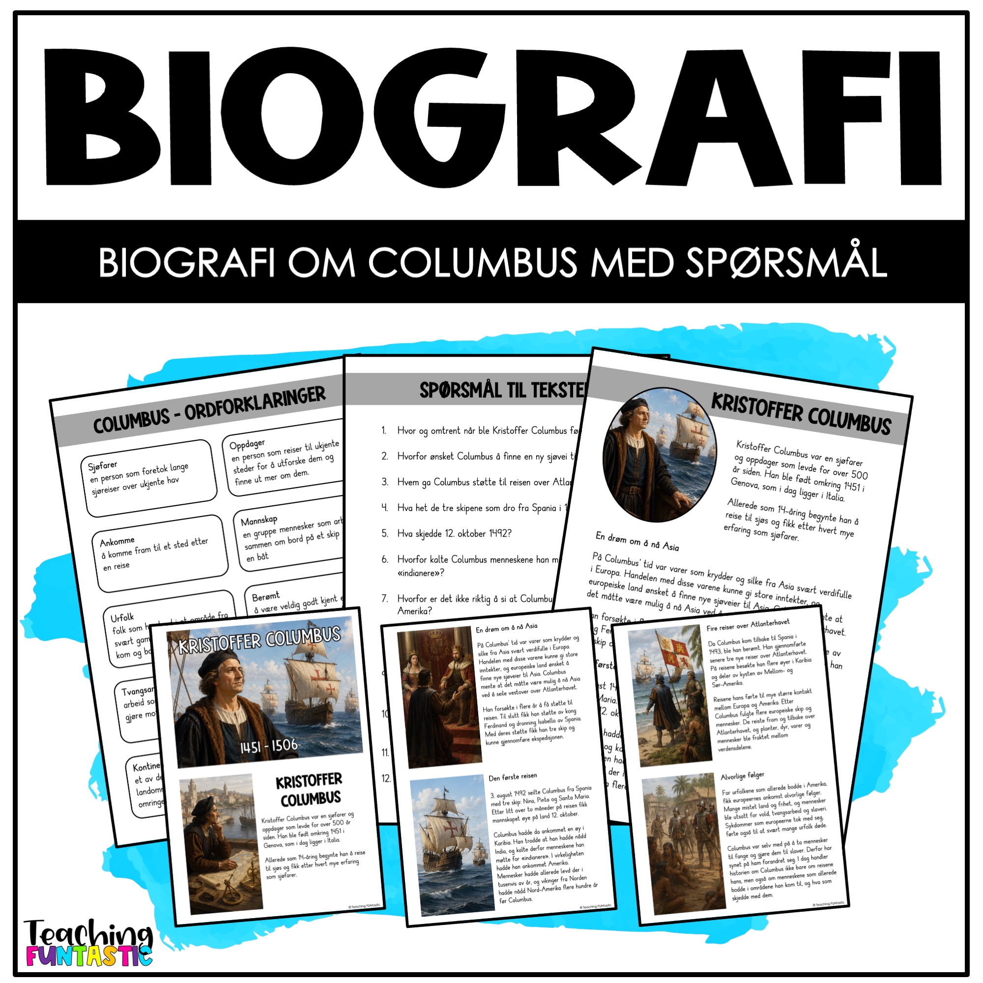 colombus historiske personer biografi
