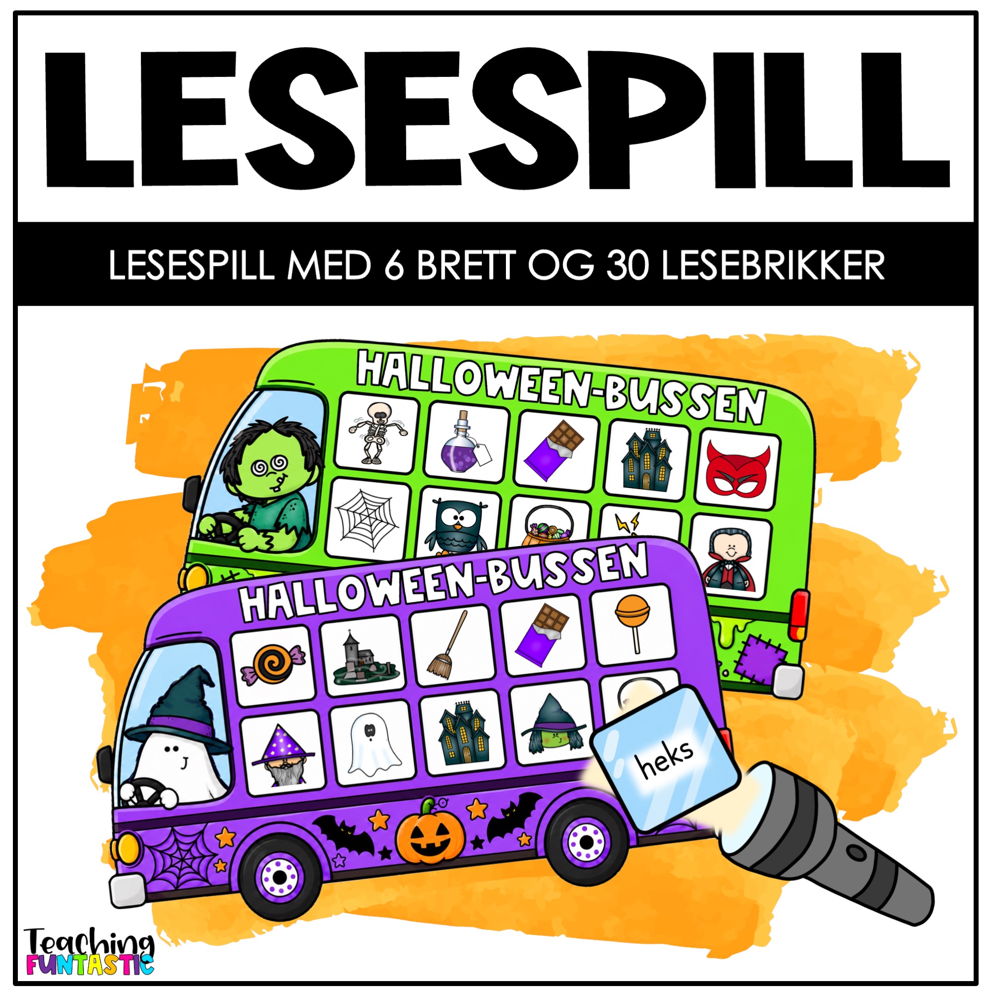lesespill Halloween